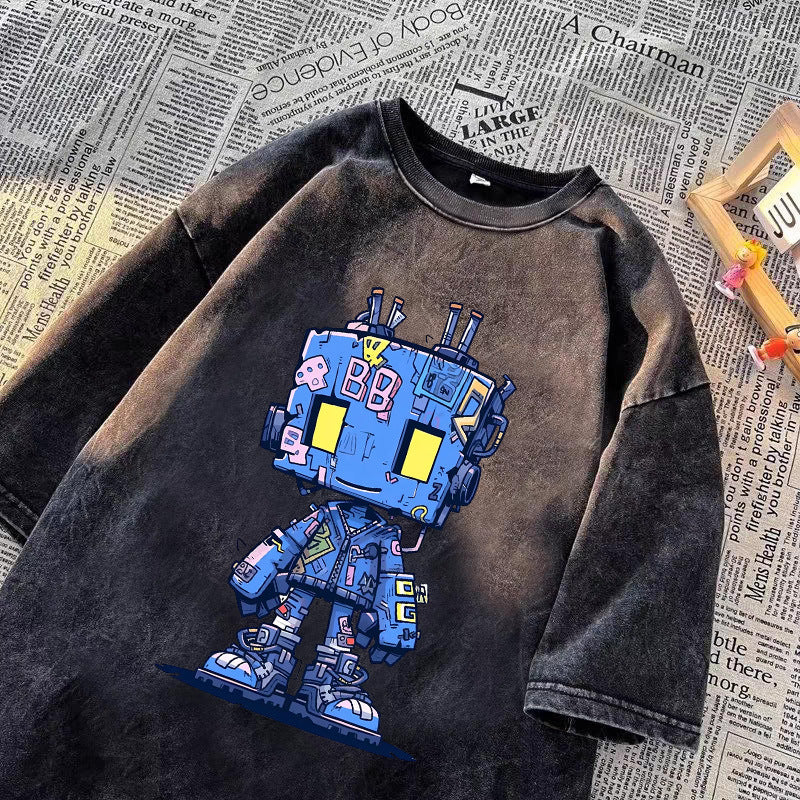 Y2K Fun Robot T-Shirt