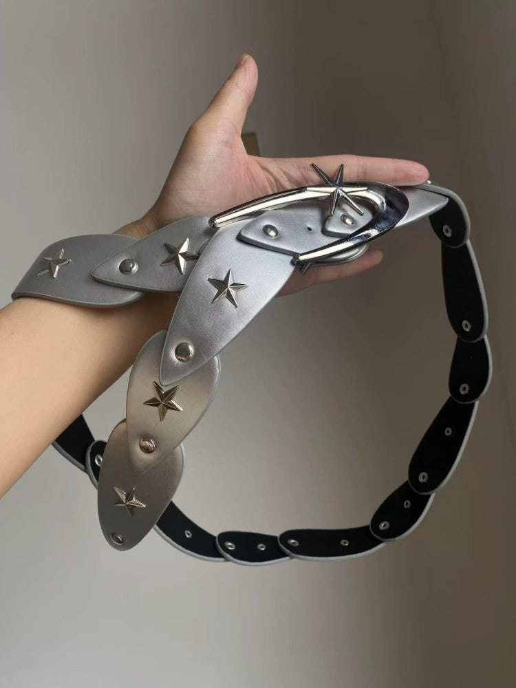 Y2K Punk Star Belt