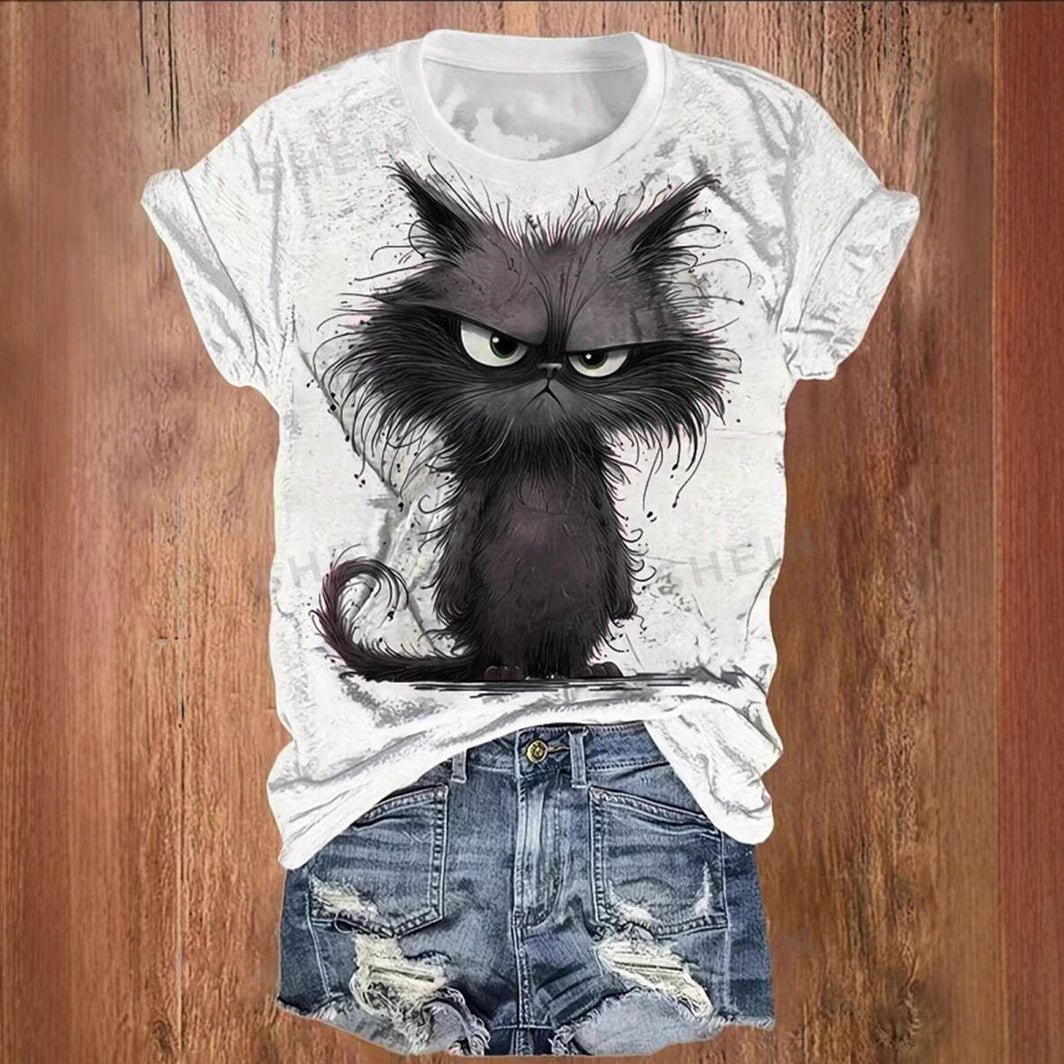Y2K Cute Cat T-Shirt