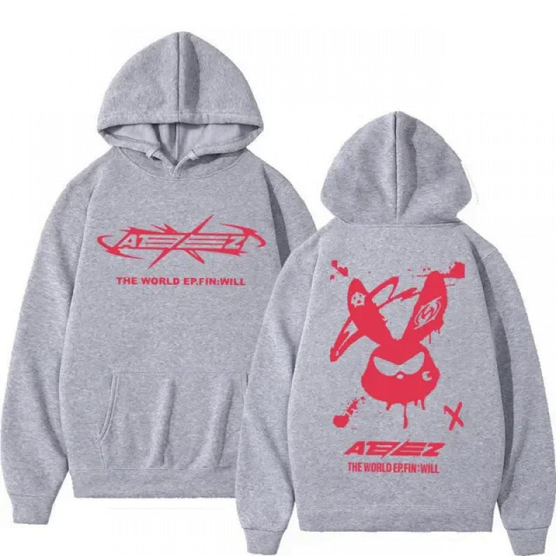 Y2K K-pop Ateez Hoodie