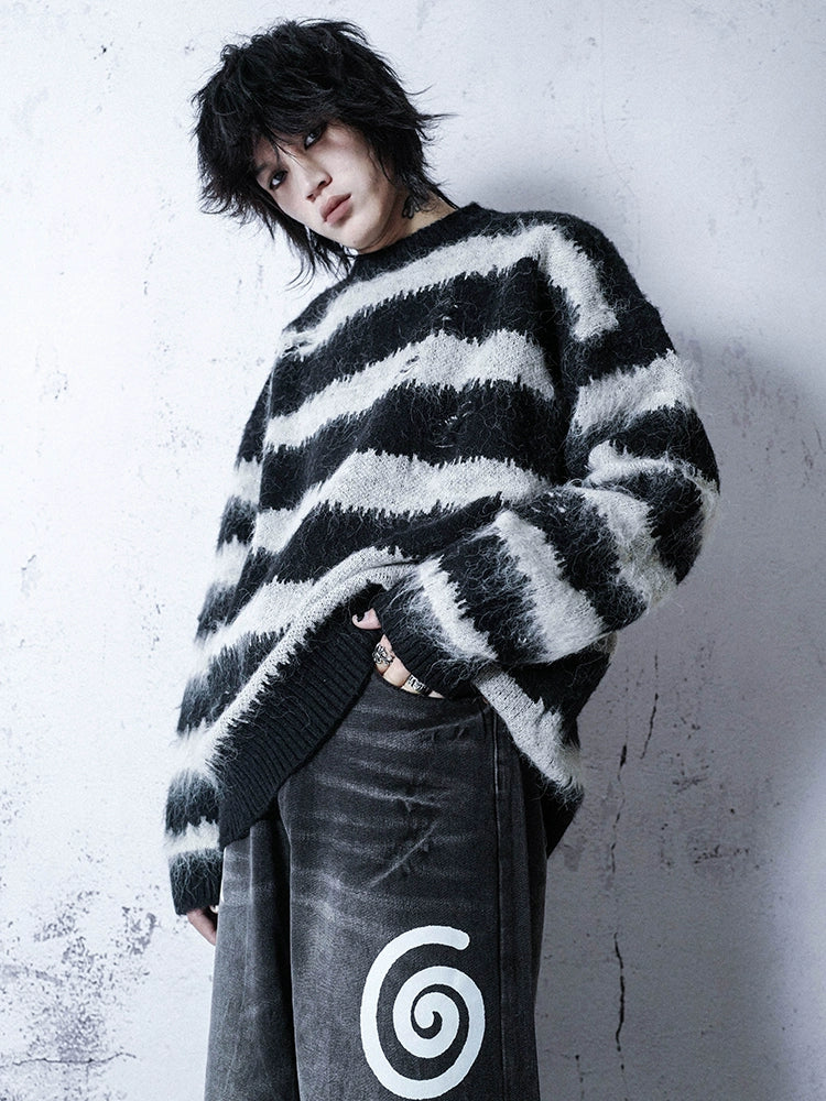 BIZZCUT Subculture Decadent Lazy Style Y2K Sweater
