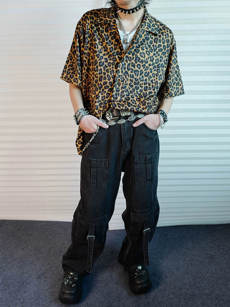 BIZZCUT Subculture Hawaiian Leopard Print Shirt