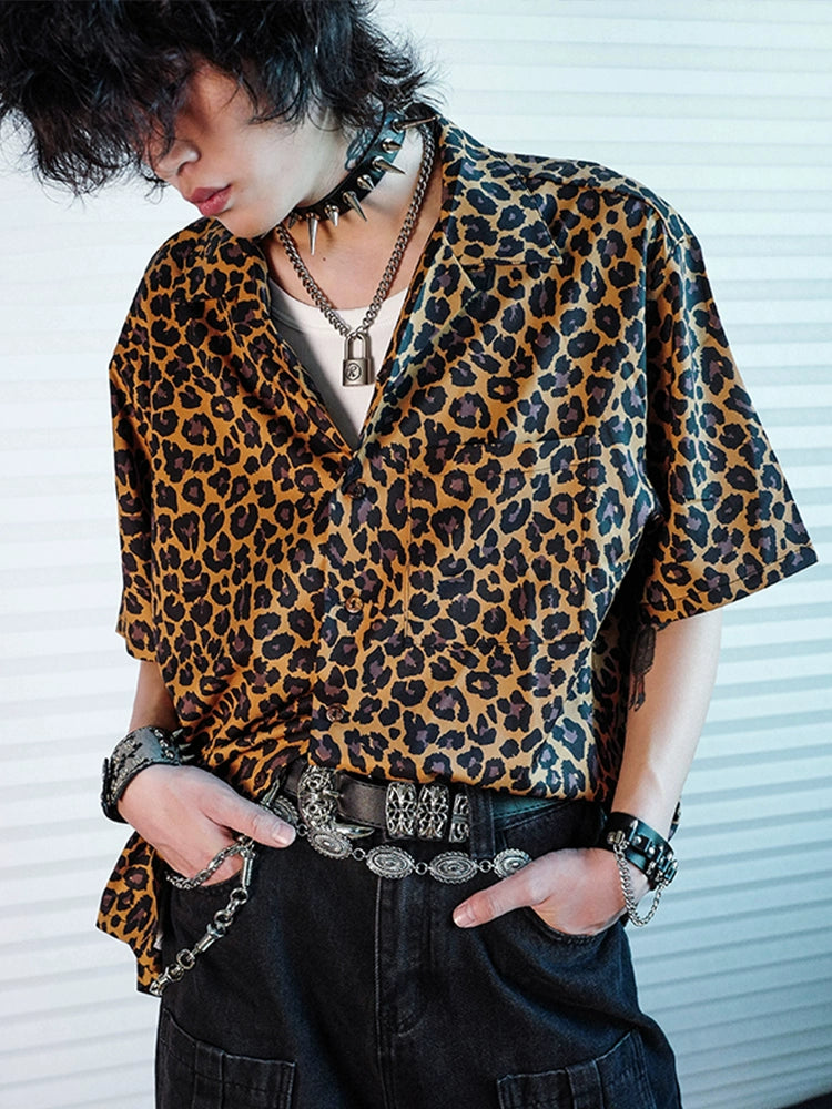 BIZZCUT Subculture Hawaiian Leopard Print Shirt