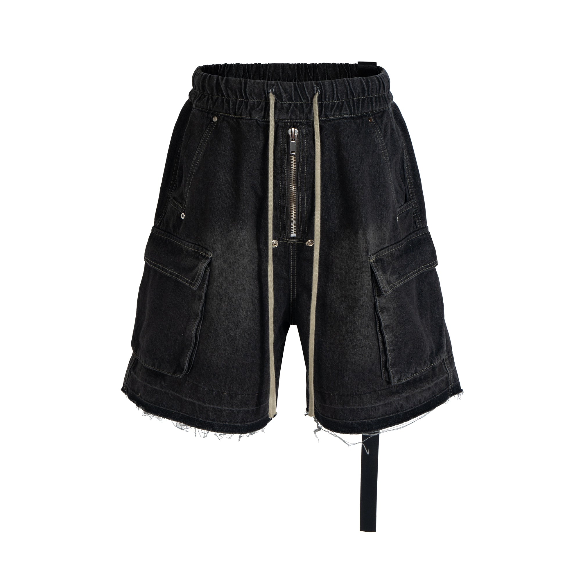 BLACKLISTS American Street Trend Tooling Denim Shorts