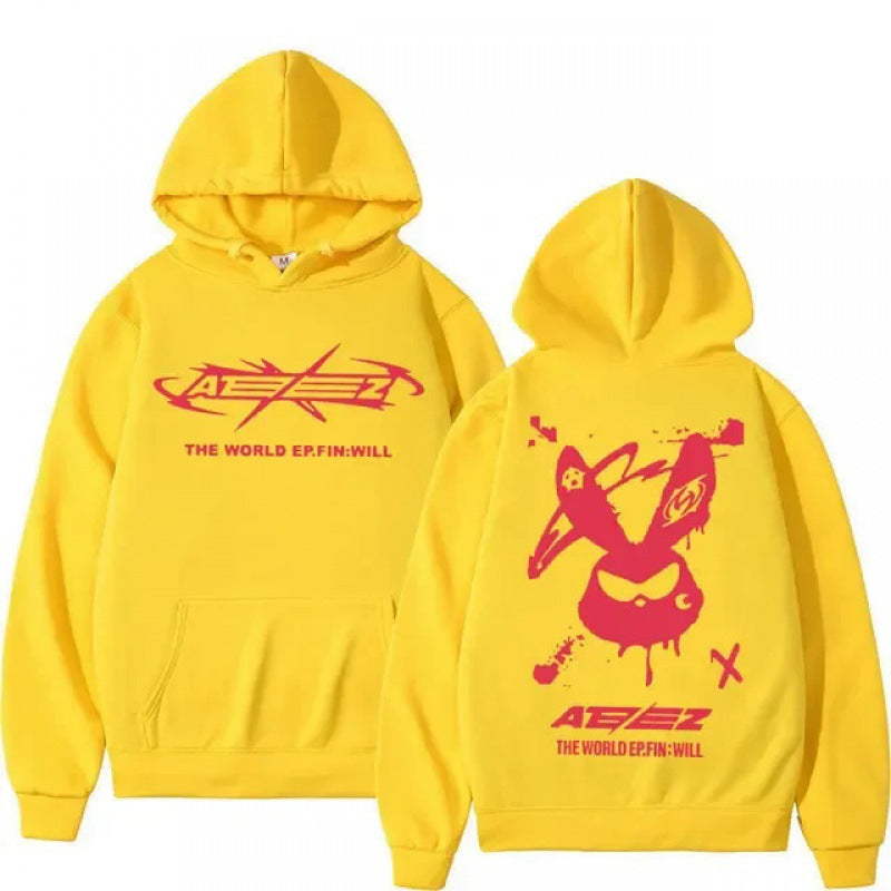 Y2K K-pop Ateez Hoodie
