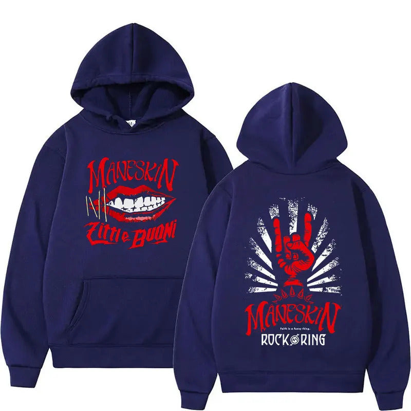Y2K Rock Band Hoodie
