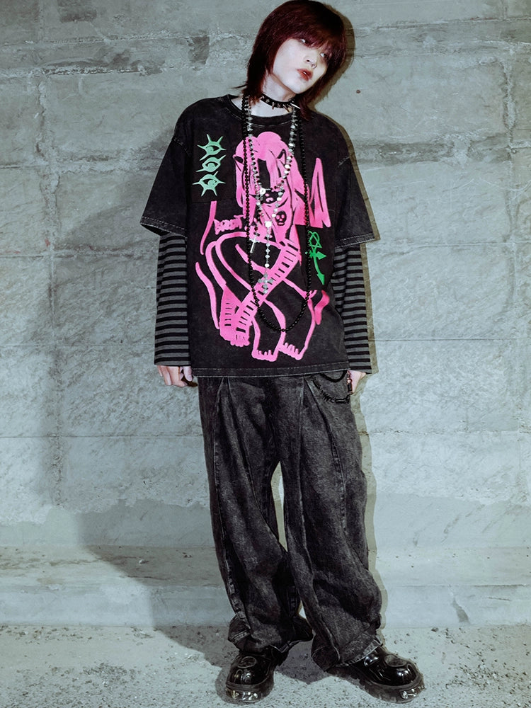 BIZZCUT Subculture Rock Punk T-Shirt Set