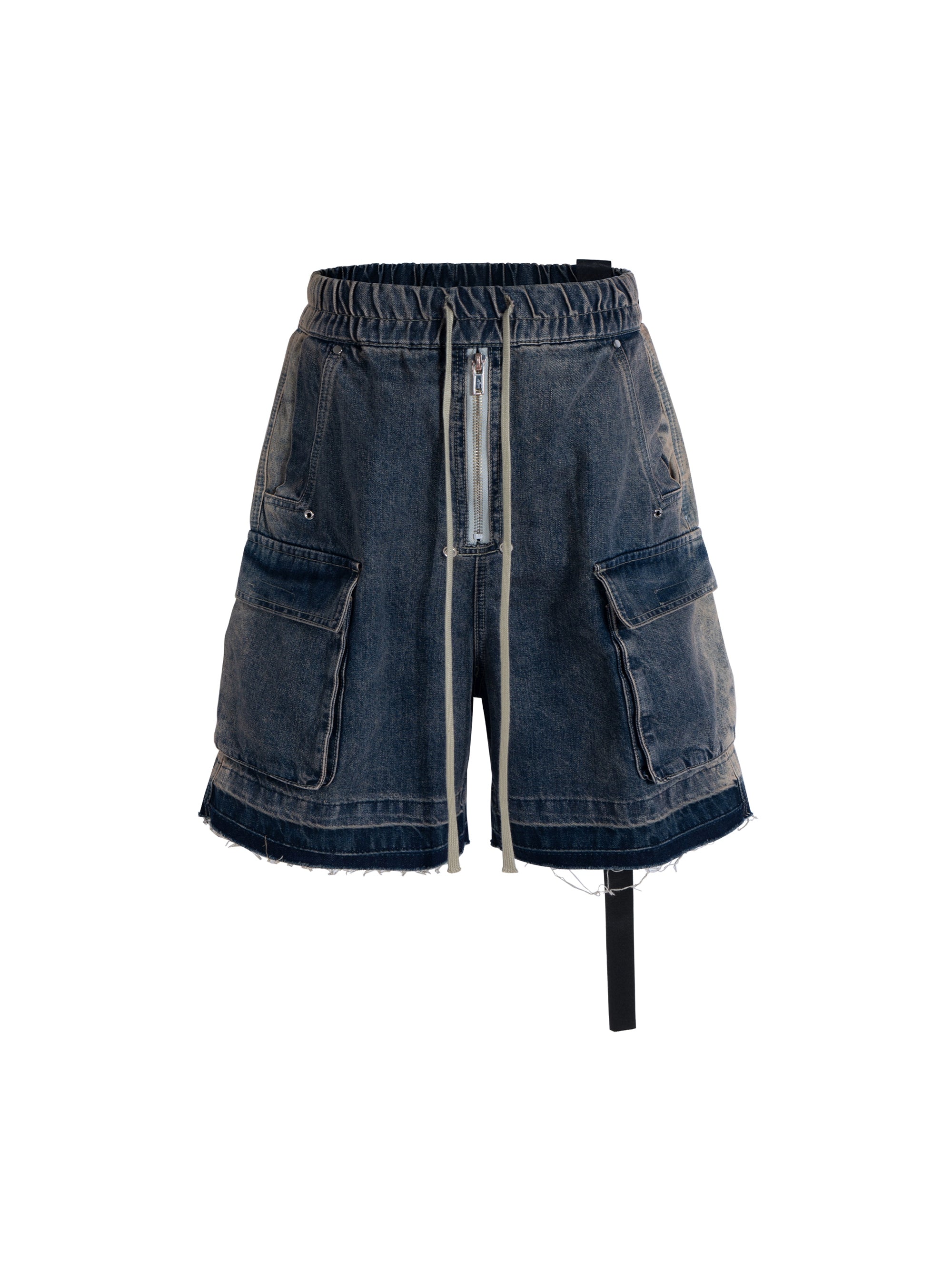 BLACKLISTS American Street Trend Tooling Denim Shorts
