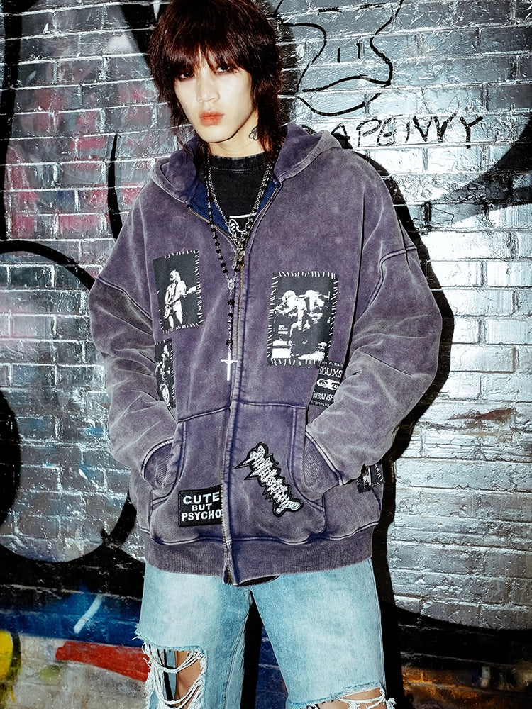 BIZZCUT Rock Age Hooded Fleece Sweater