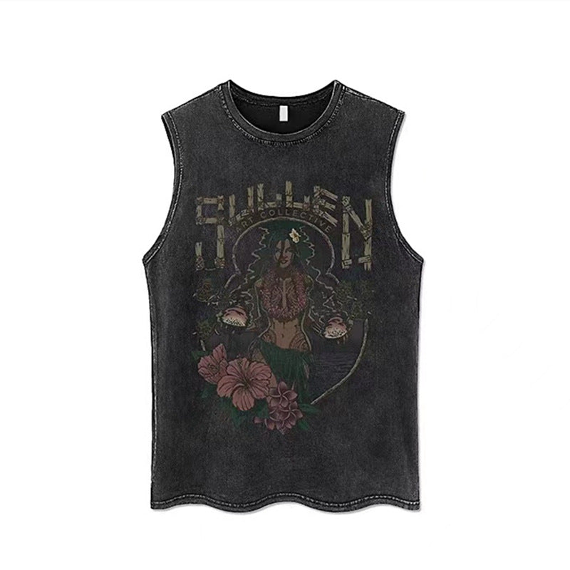 Y2K Street Hip Hop Tank Top