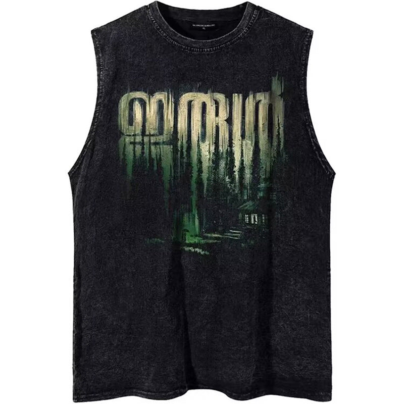 Y2K Trend Printing Tank Top