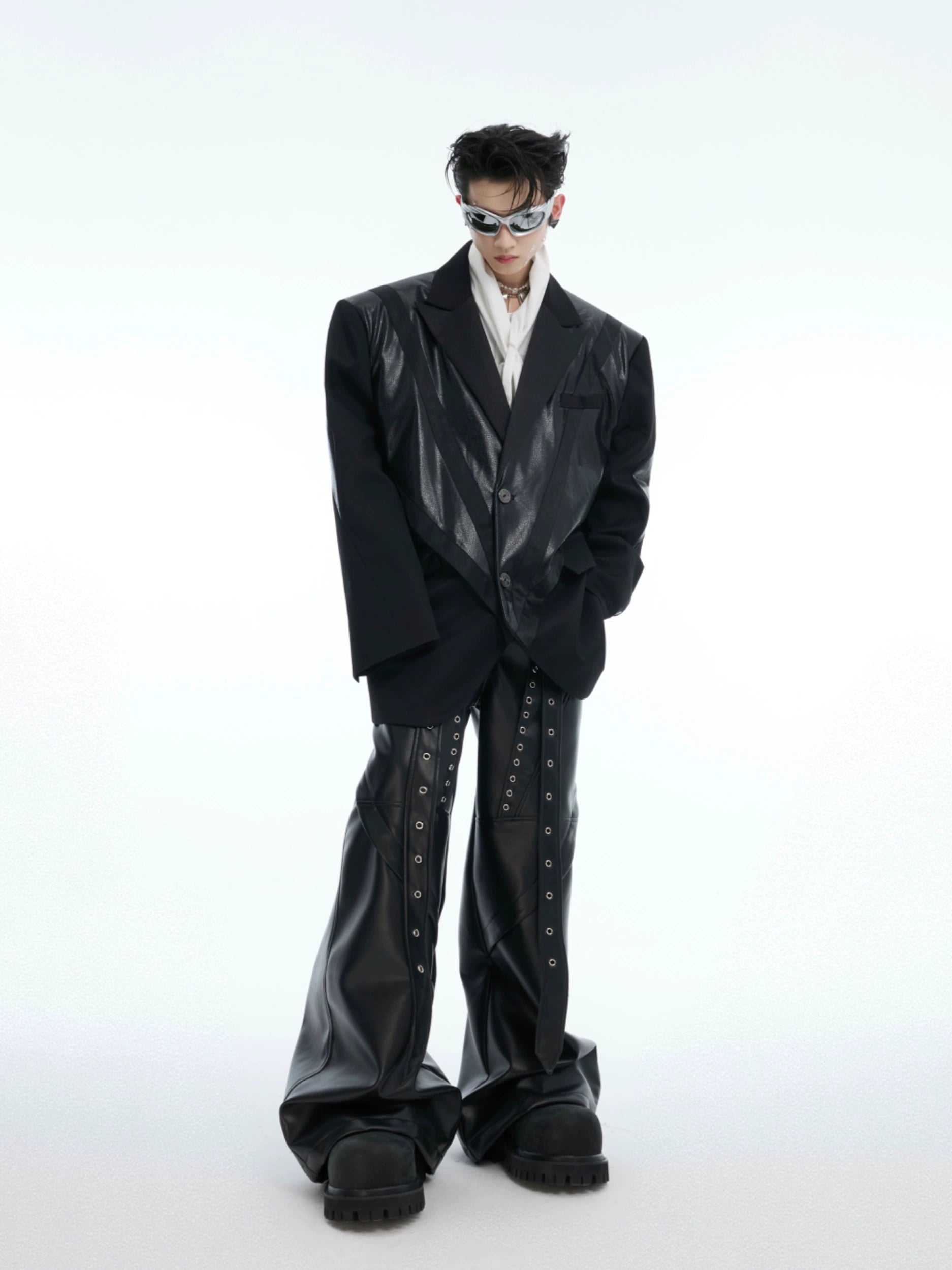 ArguE CulturE Subculture PU Leather Black Jacket