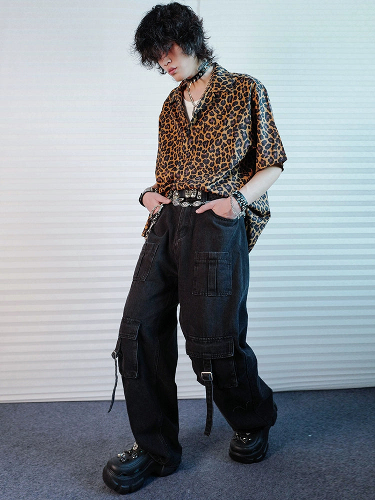 BIZZCUT Subculture Hawaiian Leopard Print Shirt