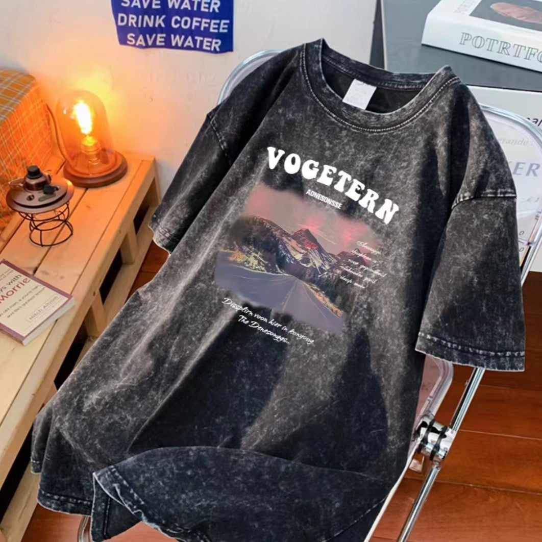Y2K Retro Cat Short T-Shirt