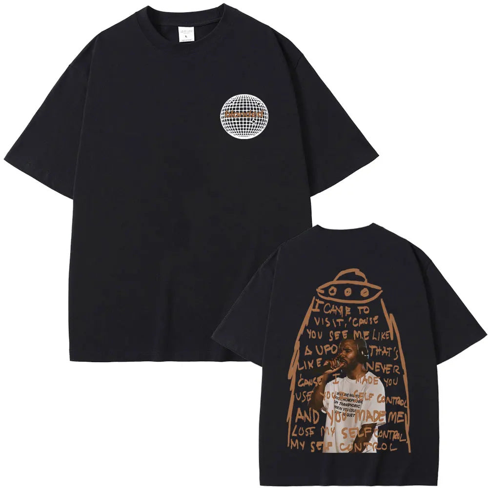 Y2K Rapper Frank Print T-Shirt