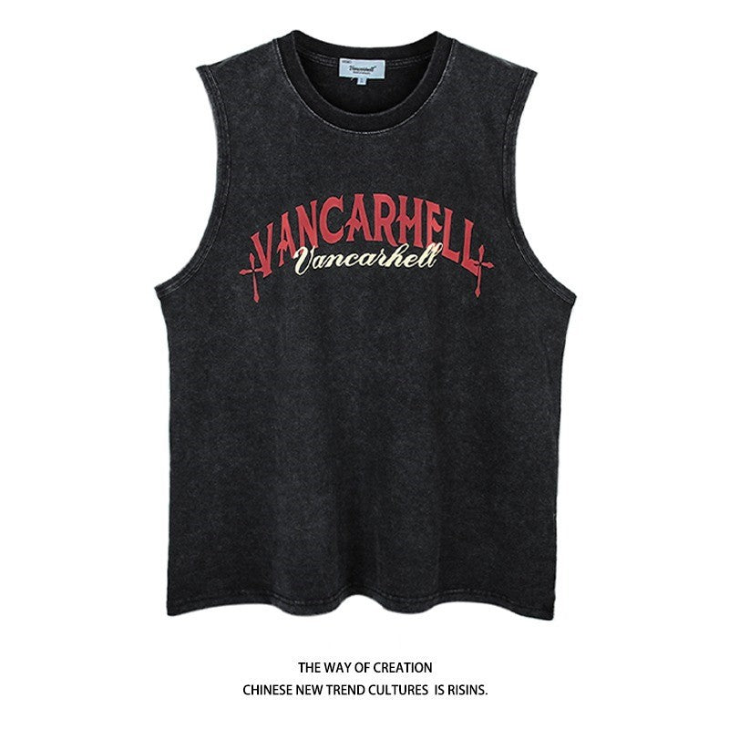 Y2K American Hip Hop Tank Top
