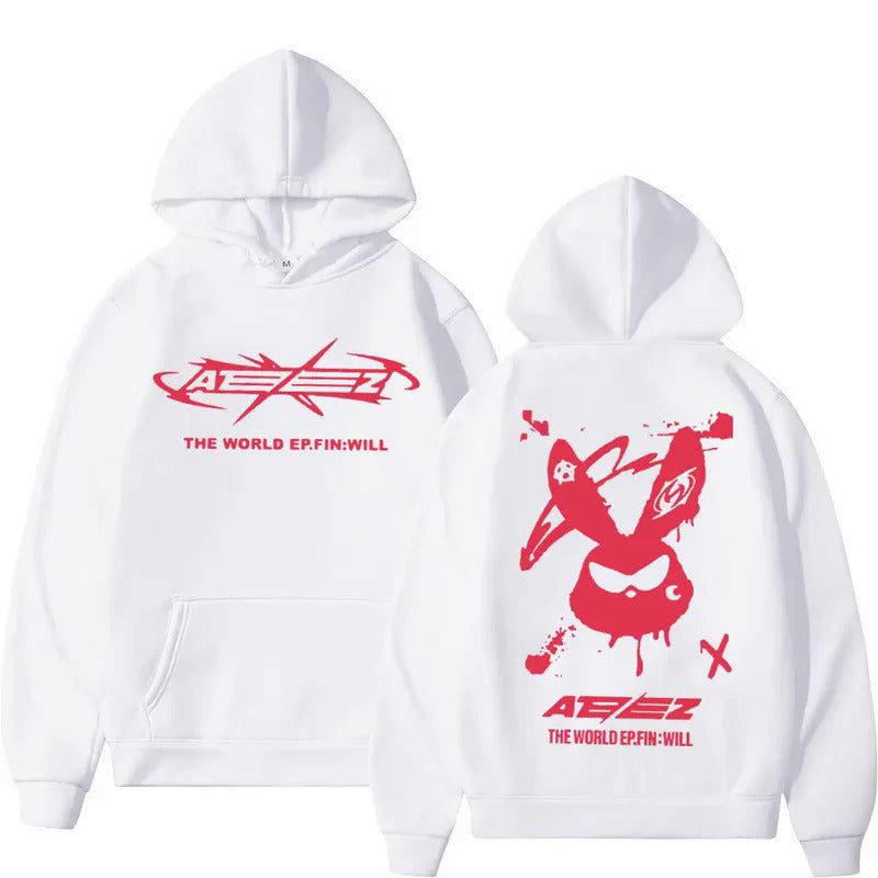 Y2K K-pop Ateez Hoodie