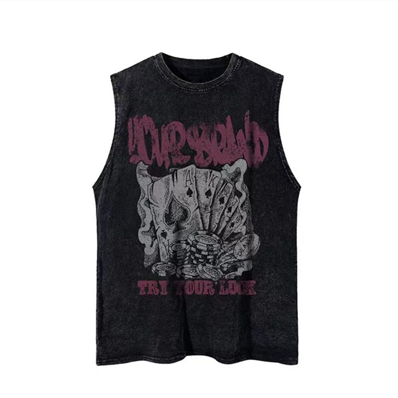 Y2K Street Hip Hop Tank Top