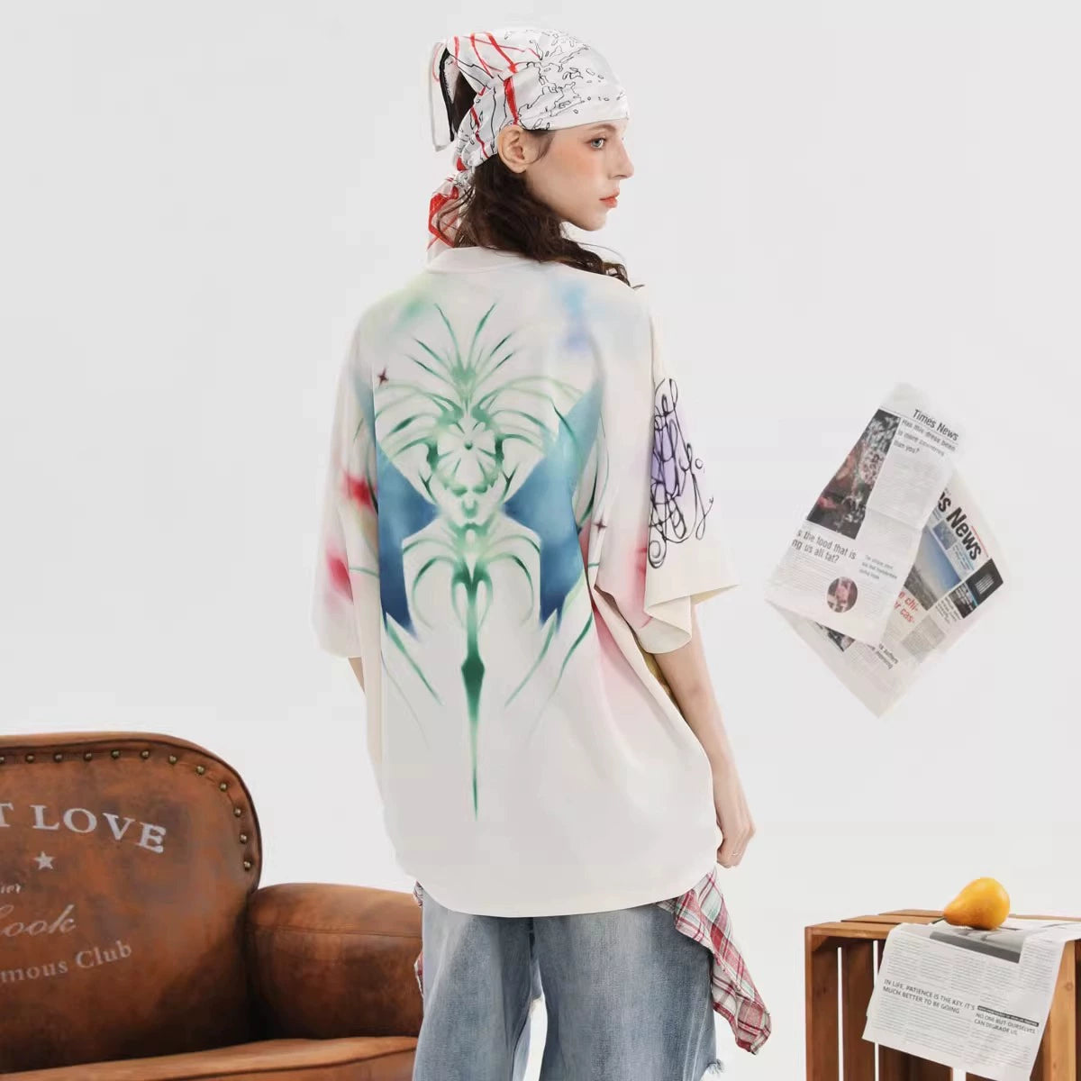 GENANX American Street Trend Graffiti T-Shirt