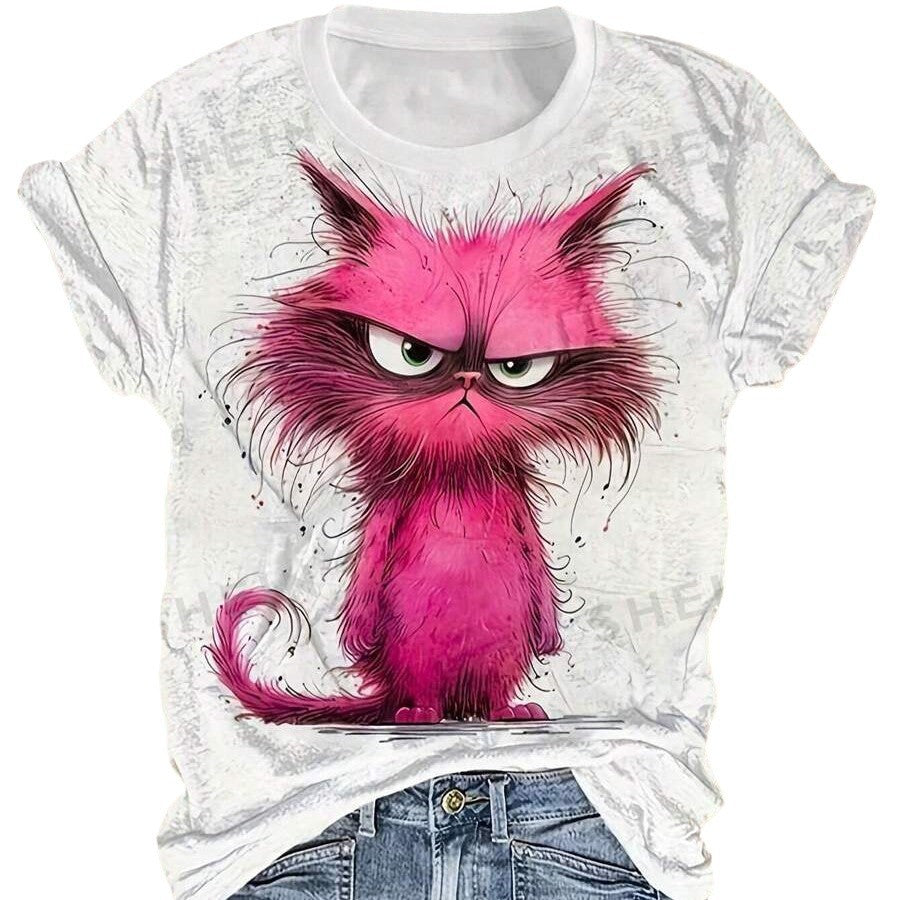 Y2K Cute Cat T-Shirt