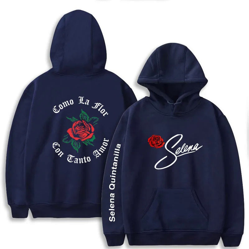 Y2K Retro Rose Hoodie