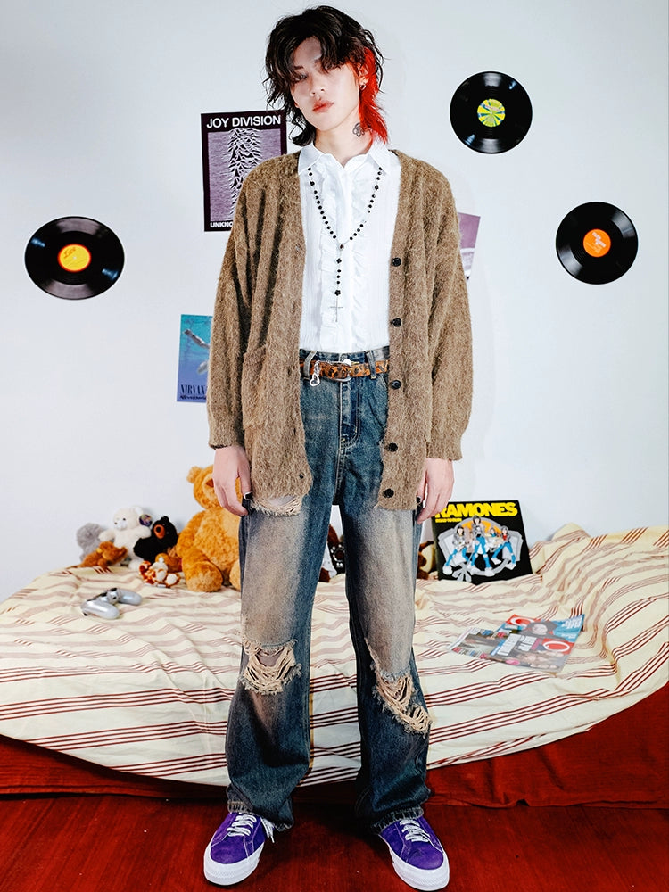 BIZZCUT Vintage Decadent Rock Cardigan Sweater