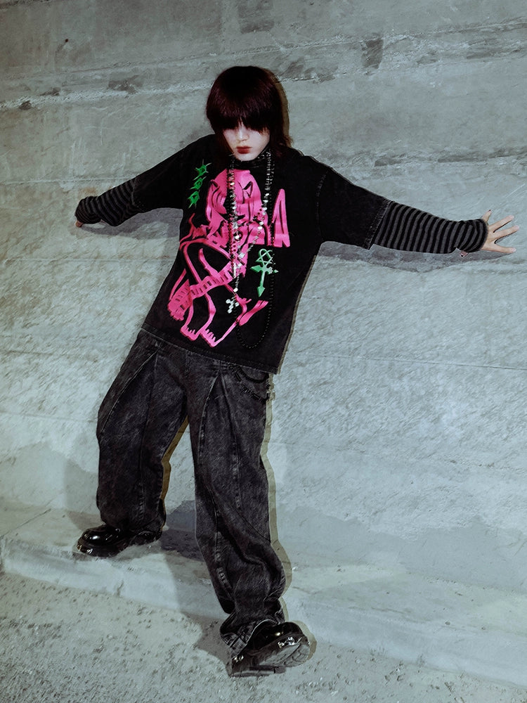BIZZCUT Subculture Rock Punk T-Shirt Set