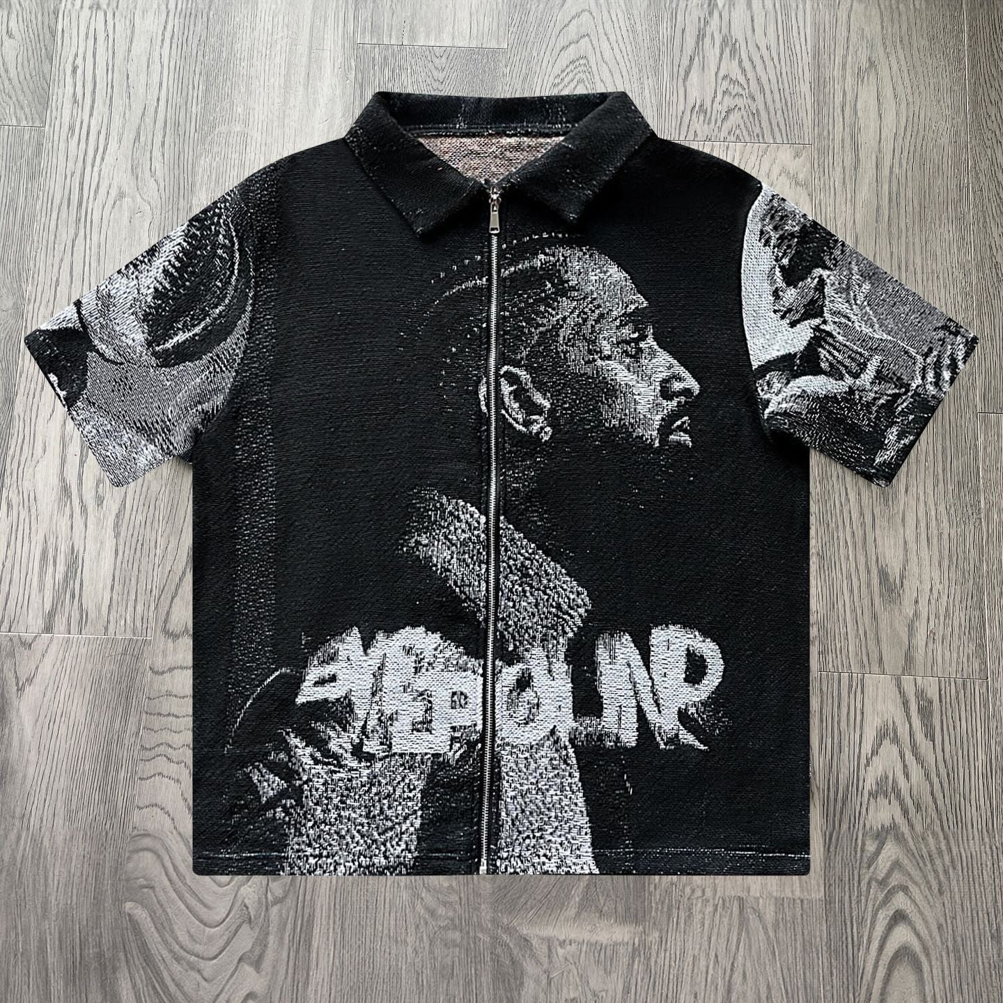 Y2K Retro Zipper T-Shirt