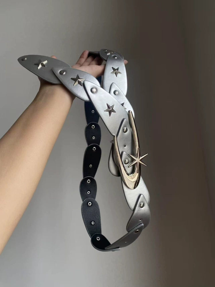 Y2K Punk Star Belt