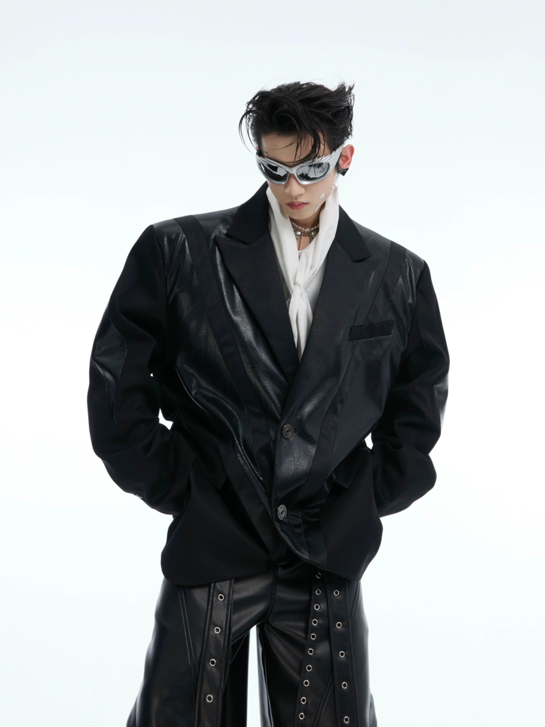 ArguE CulturE Subculture PU Leather Black Jacket
