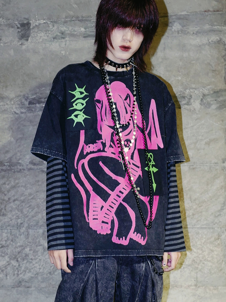 BIZZCUT Subculture Rock Punk T-Shirt Set