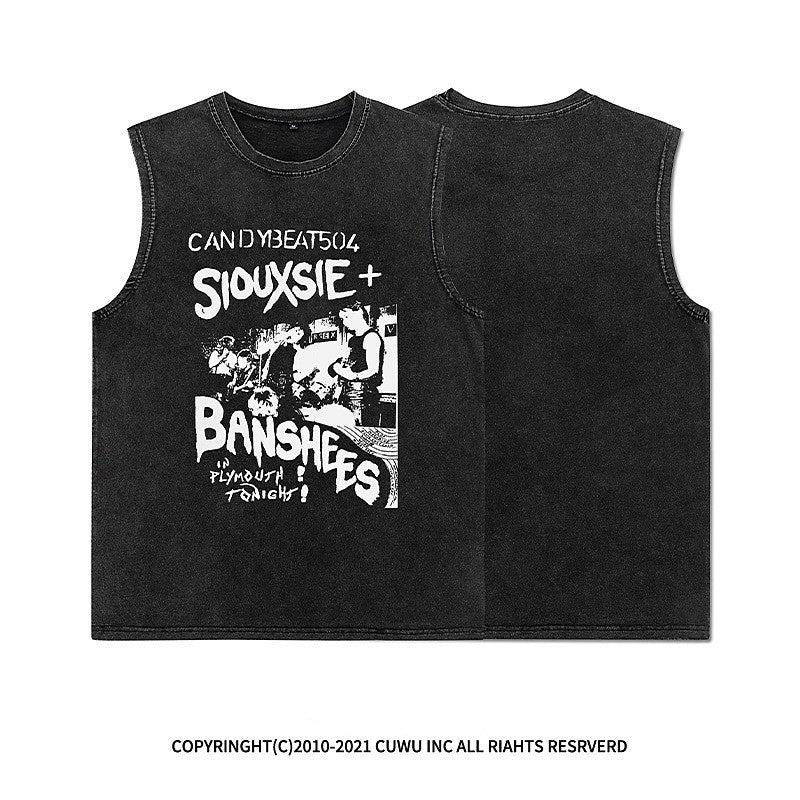 Y2K American Hip Hop Tank Top