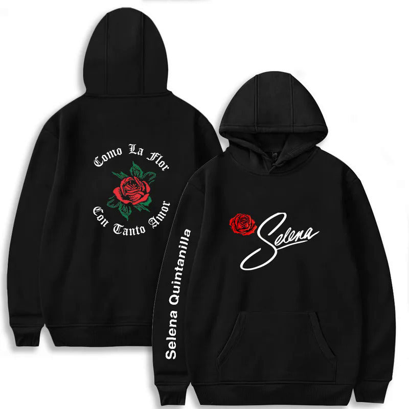 Y2K Retro Rose Hoodie