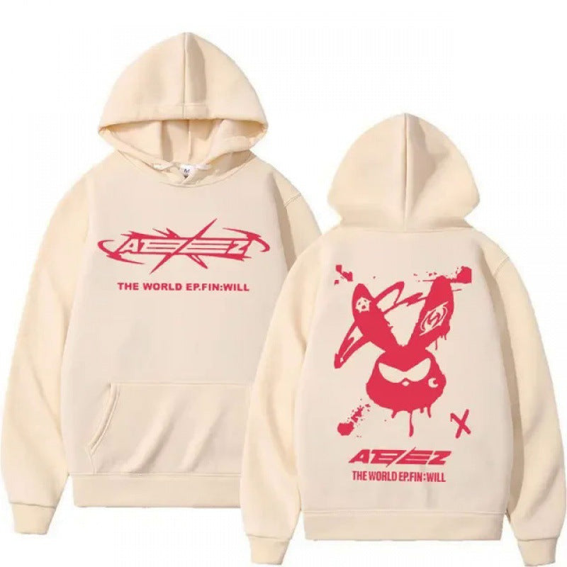 Y2K K-pop Ateez Hoodie