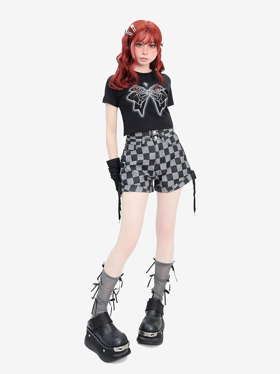 CATWISH Y2K Subculture Butterfly Melody T-Shirt