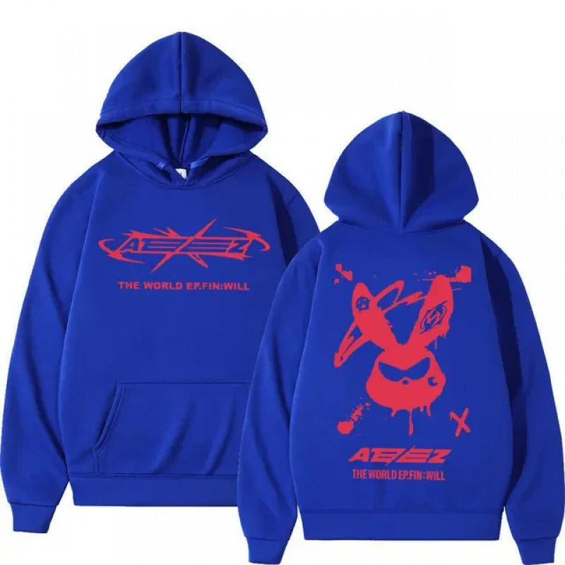 Y2K K-pop Ateez Hoodie