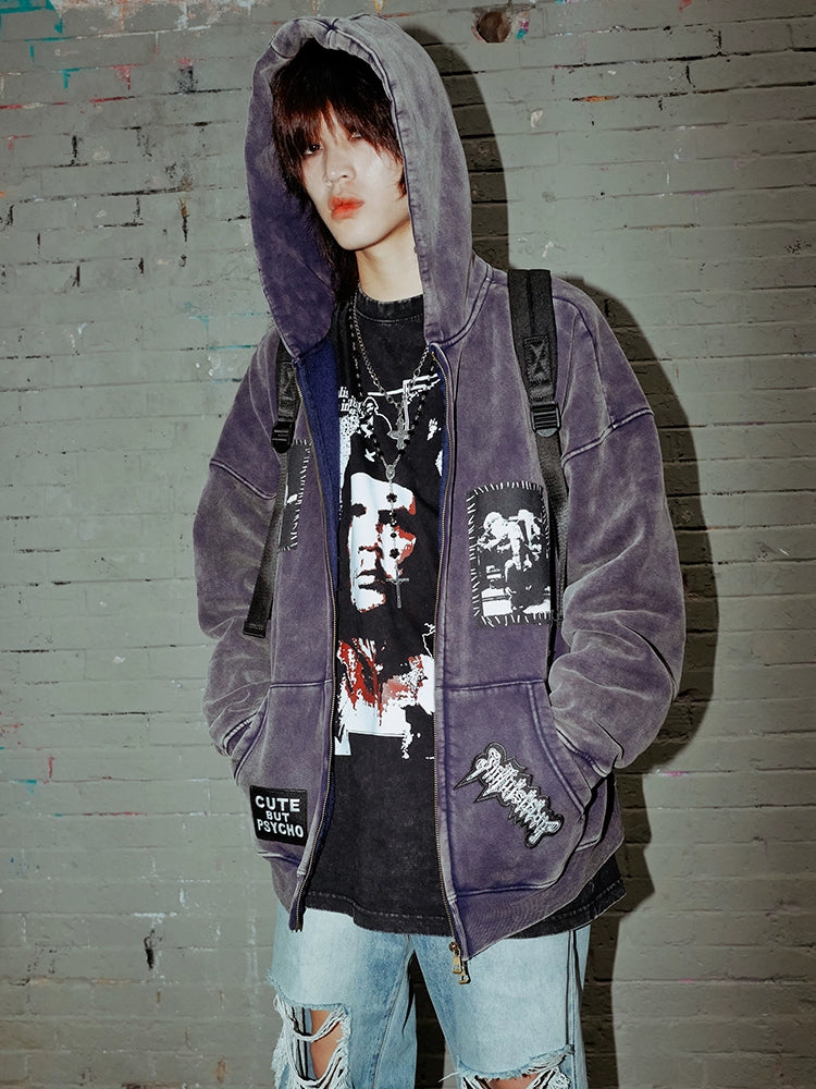 BIZZCUT Rock Age Hooded Fleece Sweater