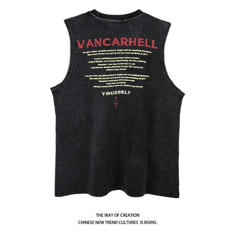 Y2K American Hip Hop Tank Top