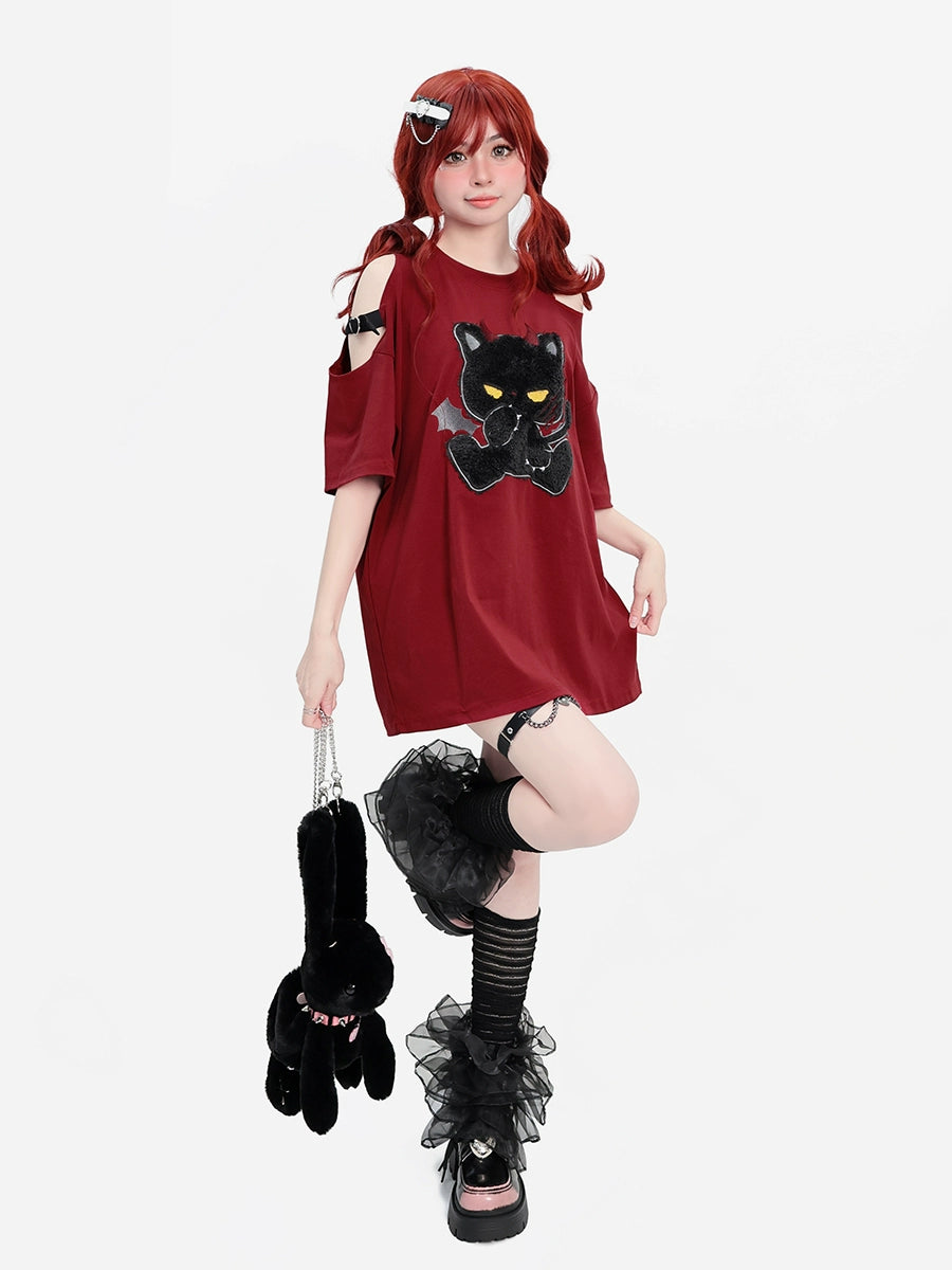 CATWISH Punk Little Devil Pussy Long T-Shirt