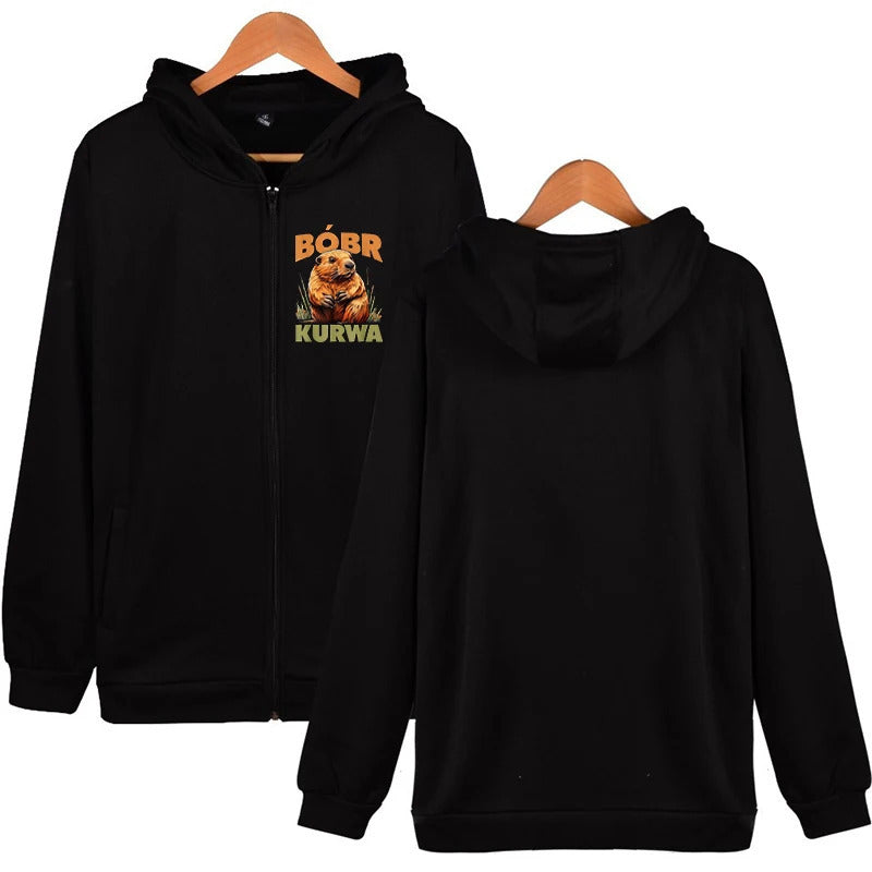 Y2K Cute Beaver Hoodie