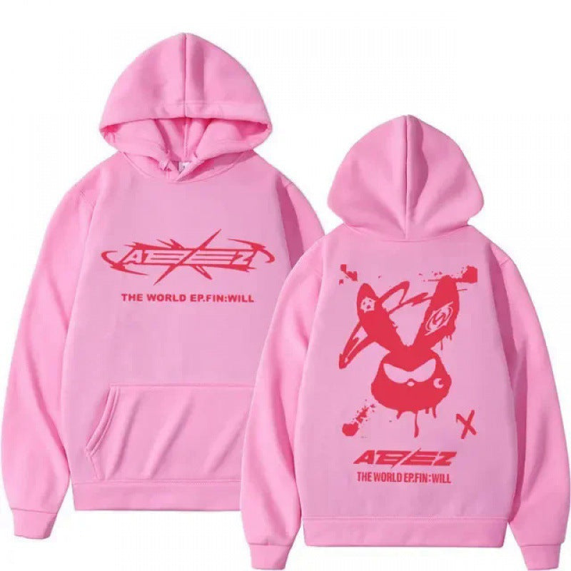 Y2K K-pop Ateez Hoodie