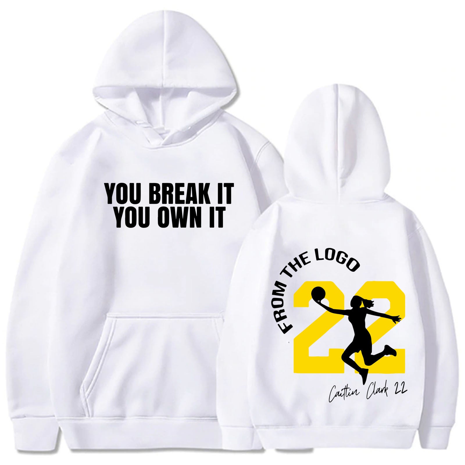 Y2K Trendy Slogan Hoodie