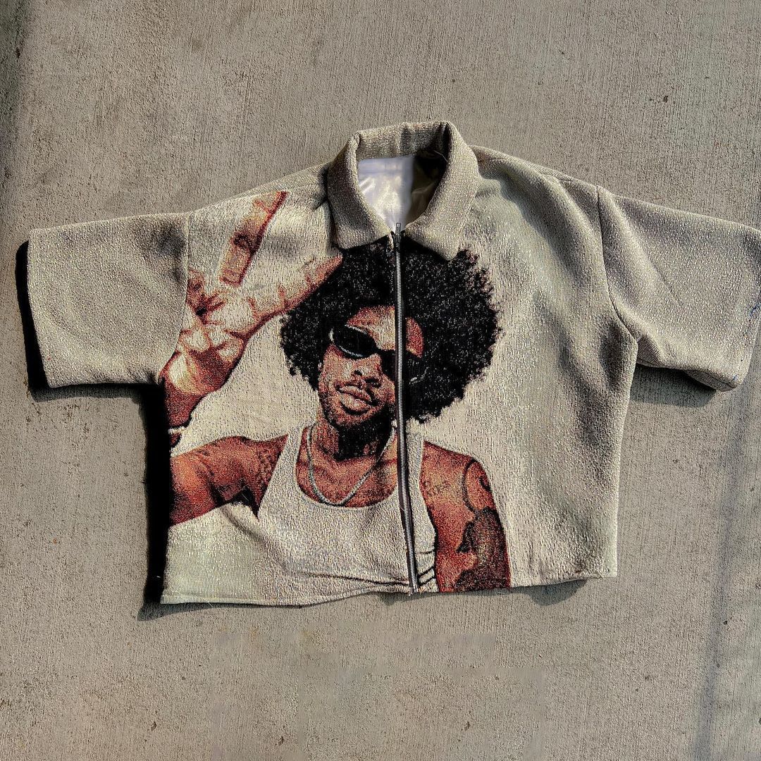 Y2K Retro Zipper T-Shirt